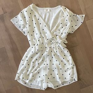 Polka dot romper